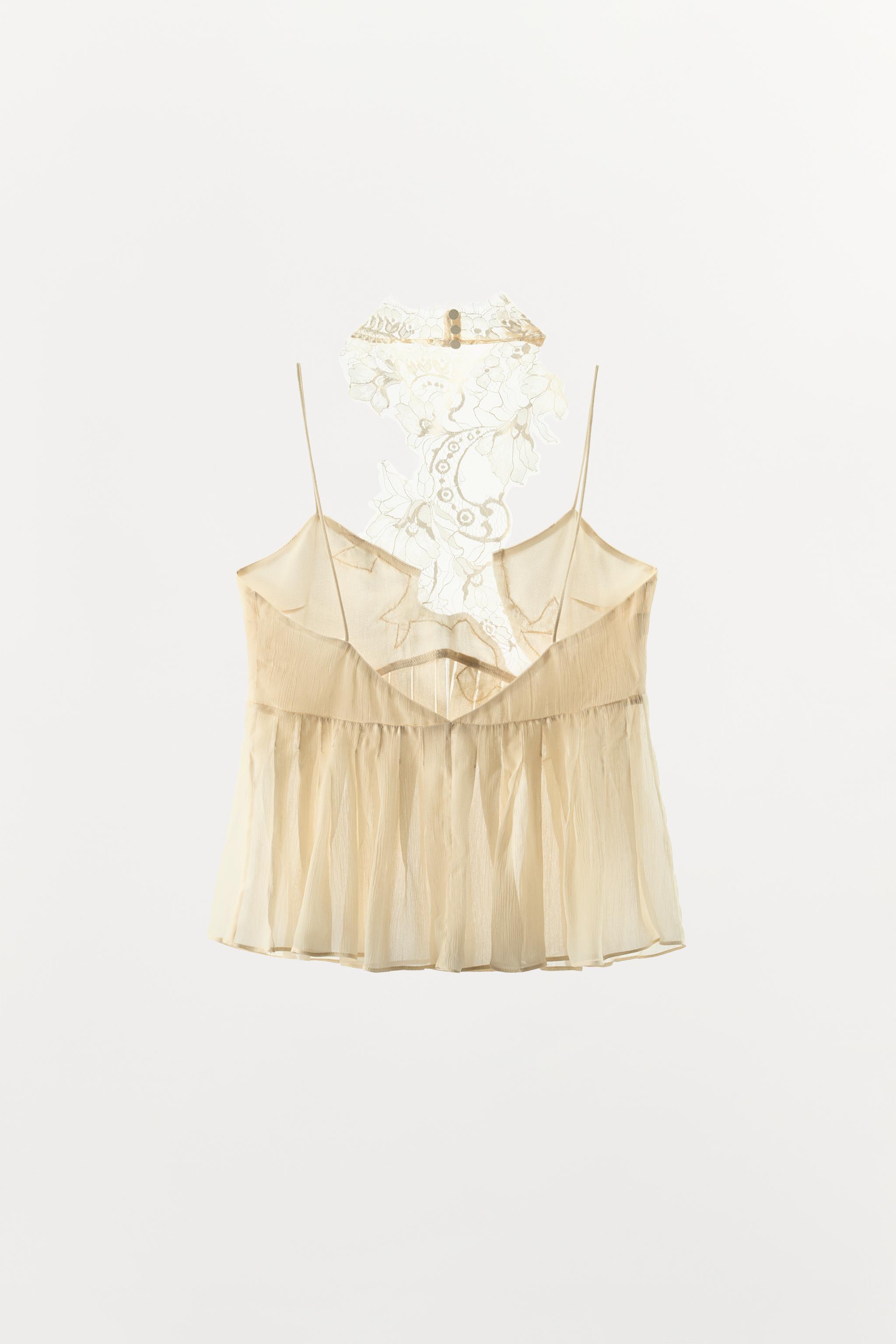 COMBINATION HALTER GODET TOP
