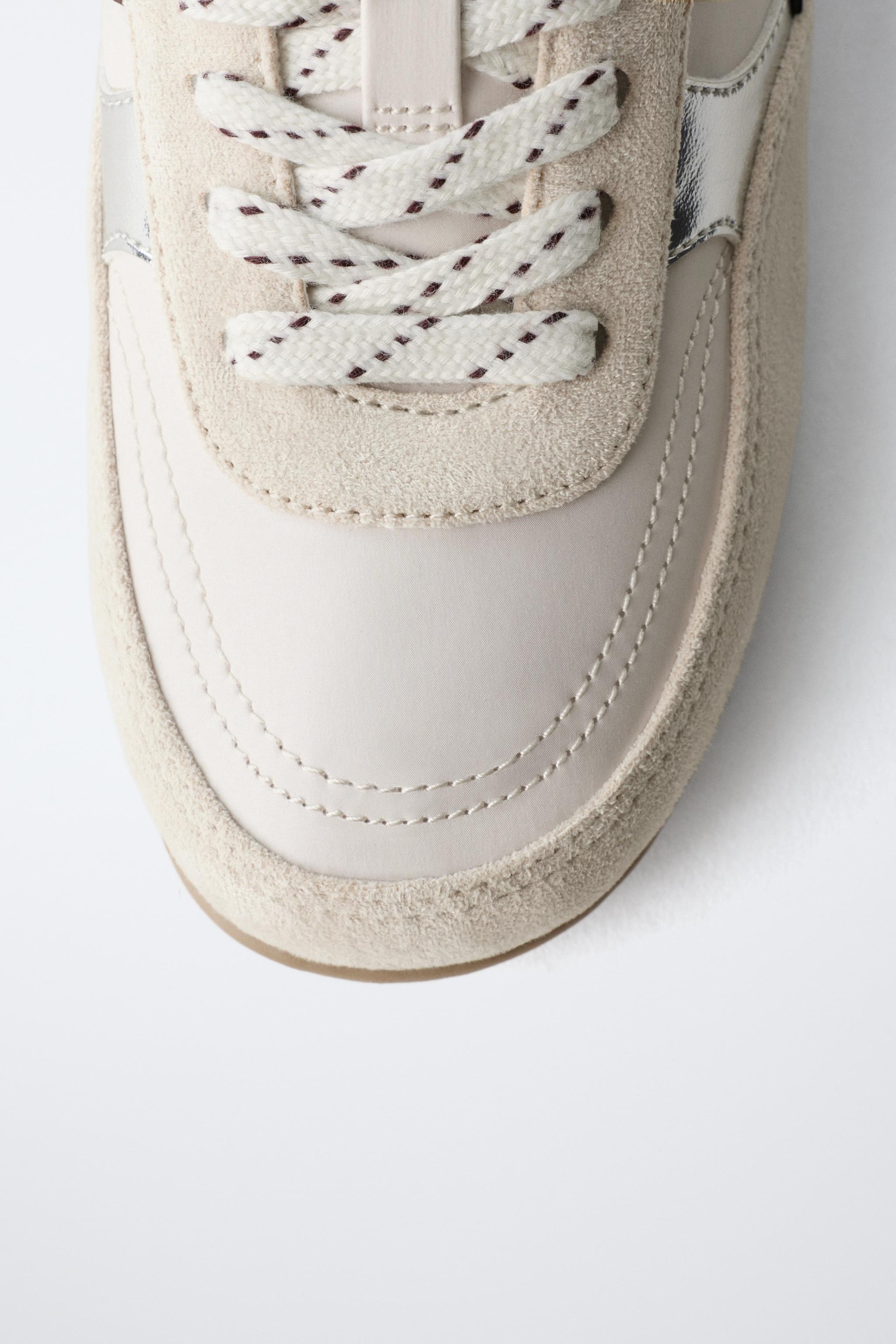 Детские кроссовки Zara CONTRASTING SNEAKERS — фото 4