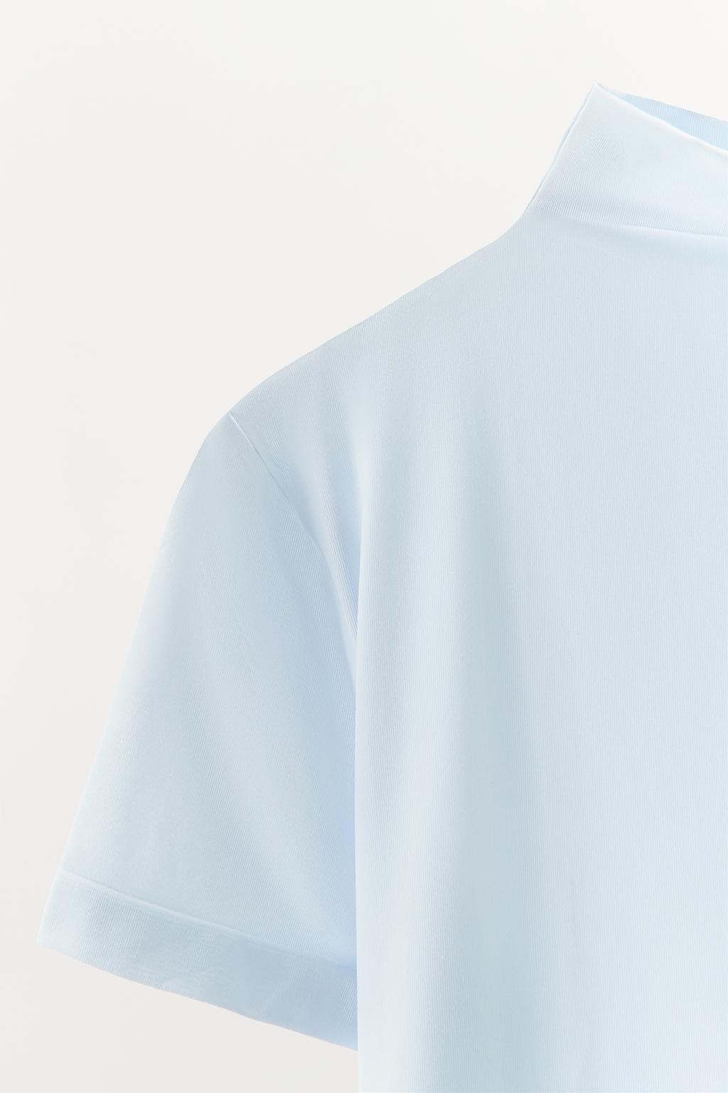Thumbnail image for HIGH NECK TOP WITH POLYAMIDE