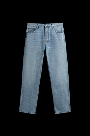 STRAIGHT FIT JEANS - Blue by Zara