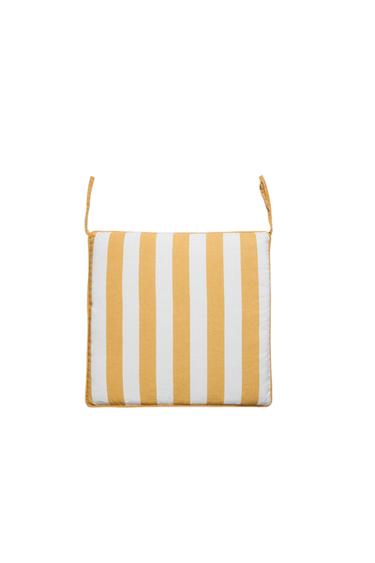 STRIPED ARMCHAIR SEAT CUSHION - striped by Zara