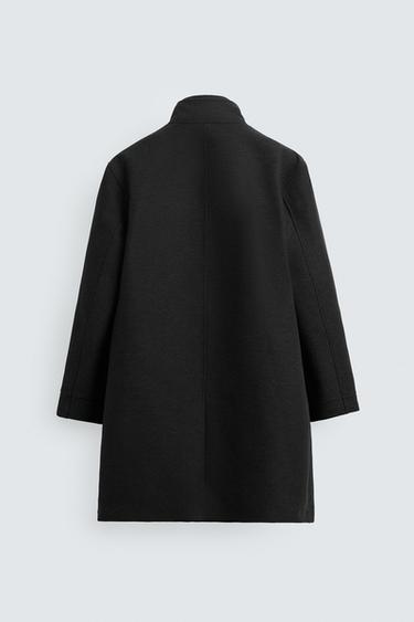 MANTEAU COL AMOVIBLE - Gris de Zara - Image 7