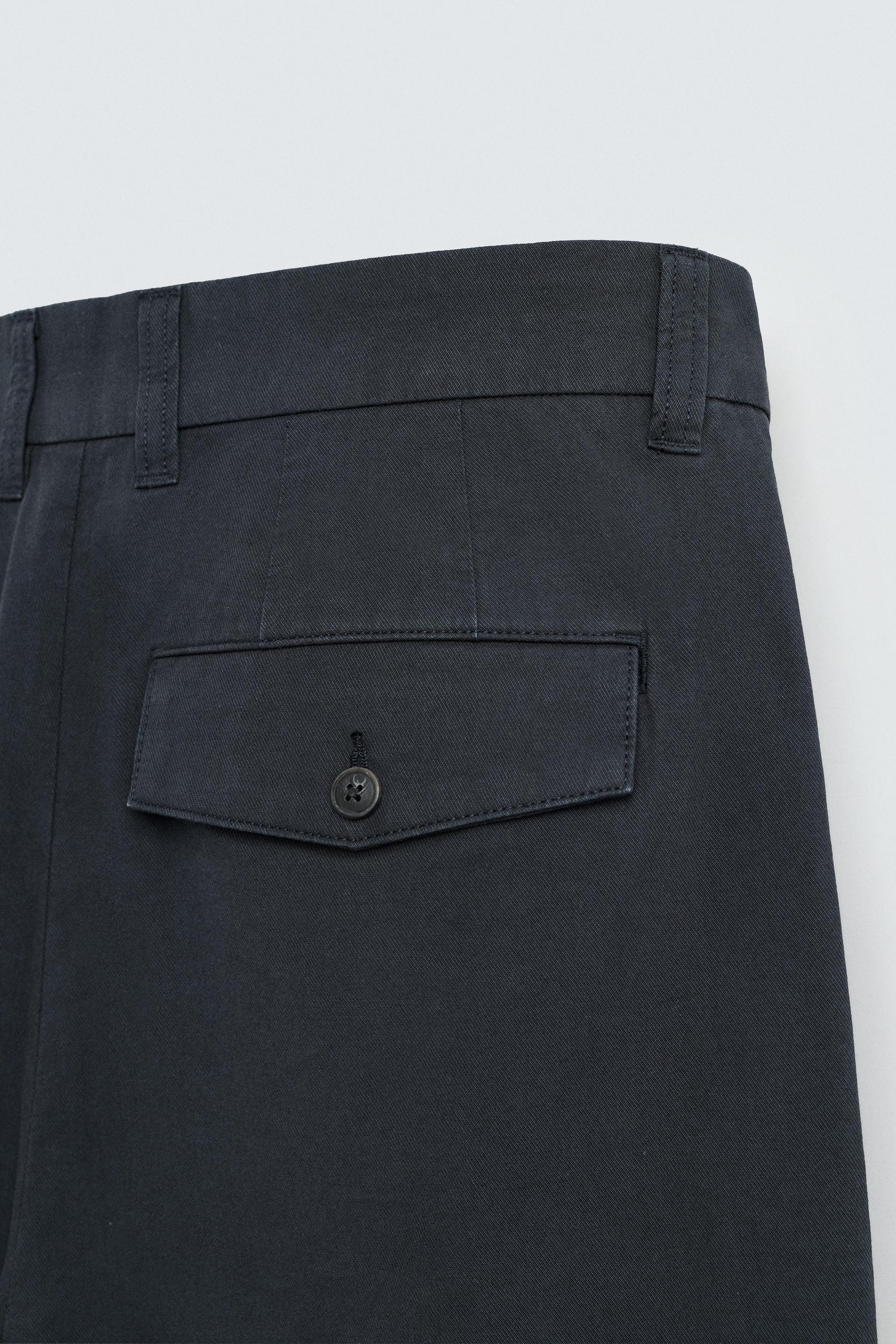 PANTALON REGULAR FIT STRUCTURÉ