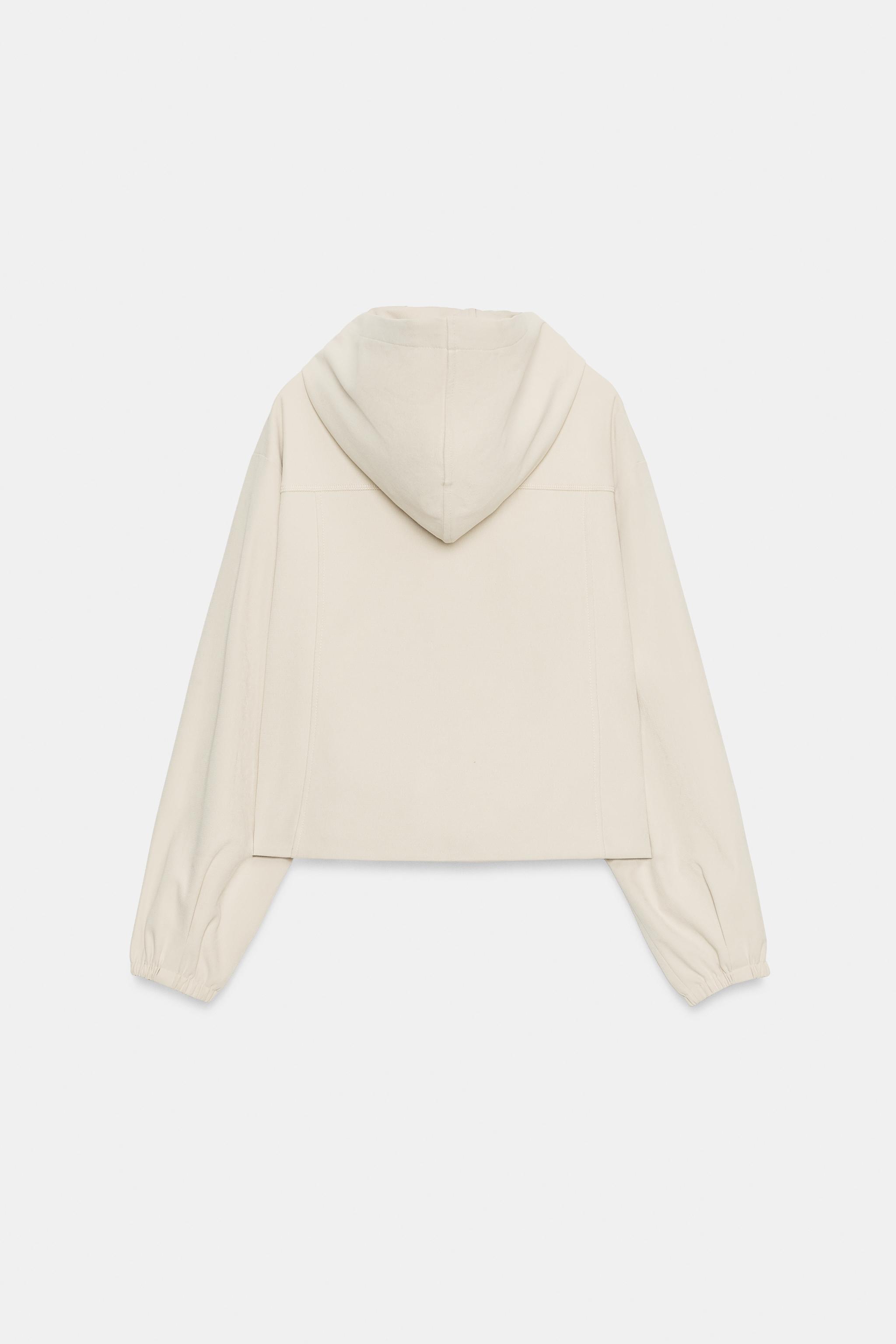 HOODED BOMBER JACKET