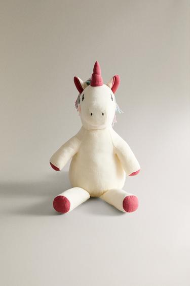 Zara CHILDREN'S PONY SOFT TOY - 奶油色 - 圖片 0