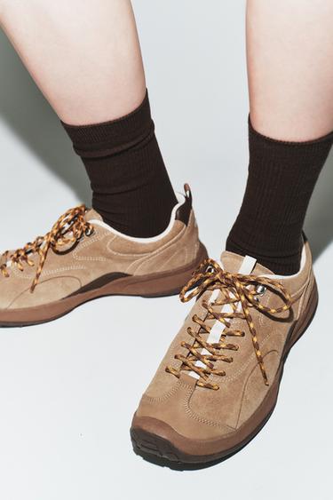 TREKKING STYLE TRAINERS - Brown by Zara - Image 2