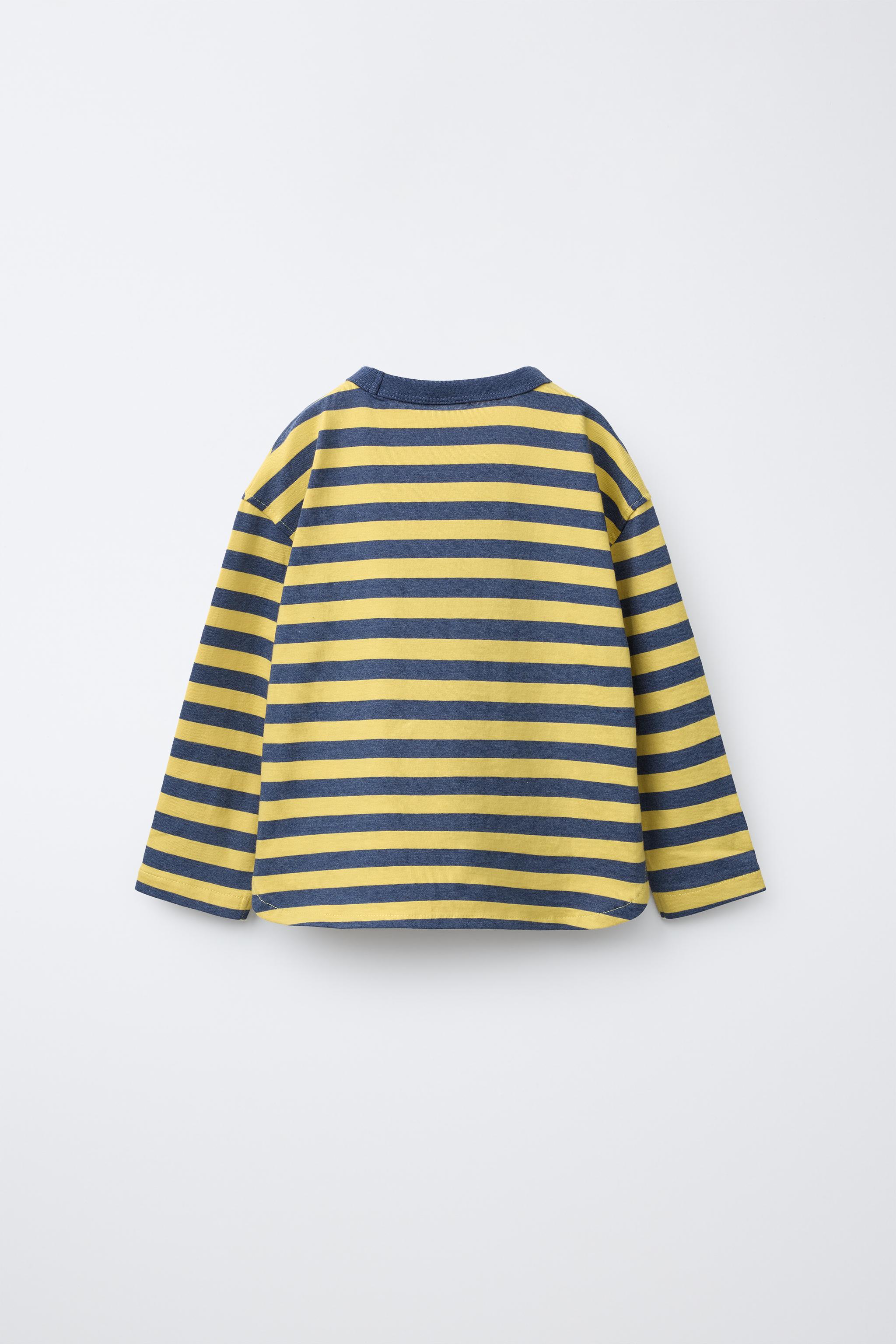 T-SHIRT IMPRIMÉ À RAYURES