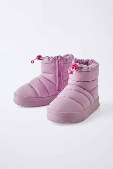 QUILTED WATER REPELLENT SKI COLLECTION BOOTS - Pink by Zara - Image 2