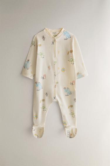 MONSTERS, INC. ©DISNEY/PIXAR BABY ROMPER - Light beige by Zara