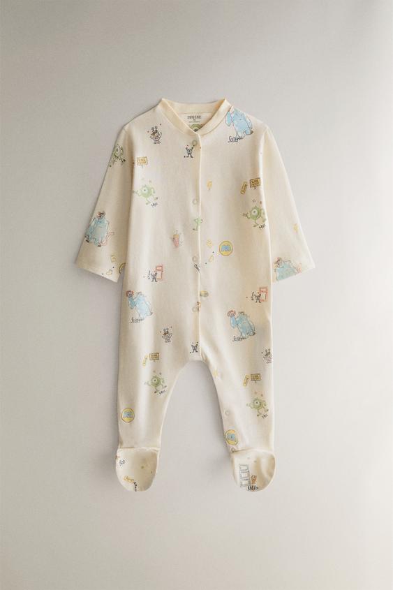 GRENOUILLÈRE BÉBÉ MONSTRES & CIE ©DISNEY/PIXAR - Beige clair de Zara - Image 0