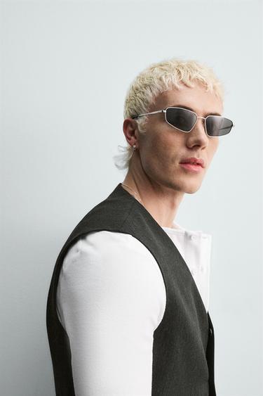 LIMITED EDITION STRUCTURED WAISTCOAT - Greenish by Zara - Image 5