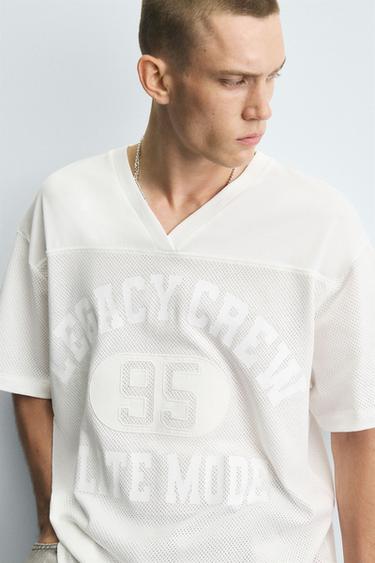 T-SHIRT TEXTES ASSORTIS - Blanc de Zara - Image 4
