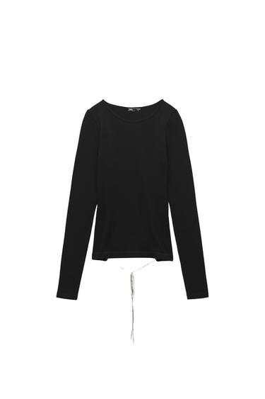 RHINESTONE SEAMLESS T-SHIRT