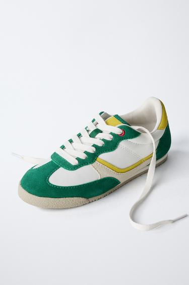 STREET TRAINERS - Green by Zara - Image 2