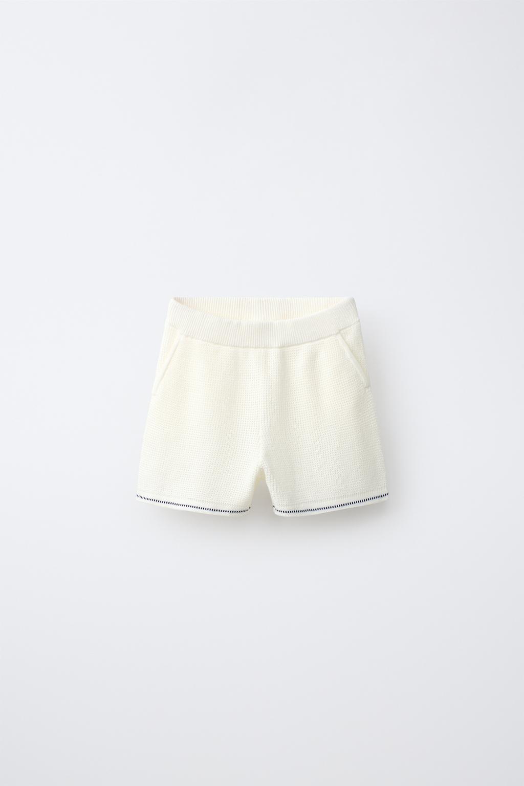 Zara Vaffel trikotaj bermuda