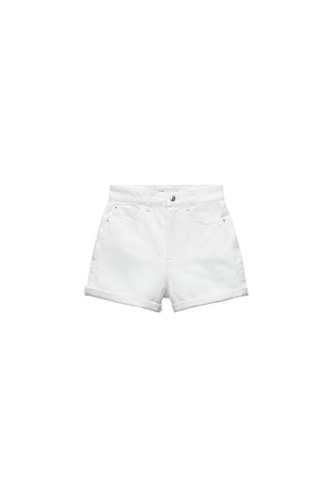1975 HIGH WAIST MOM FIT DENIM SHORTS