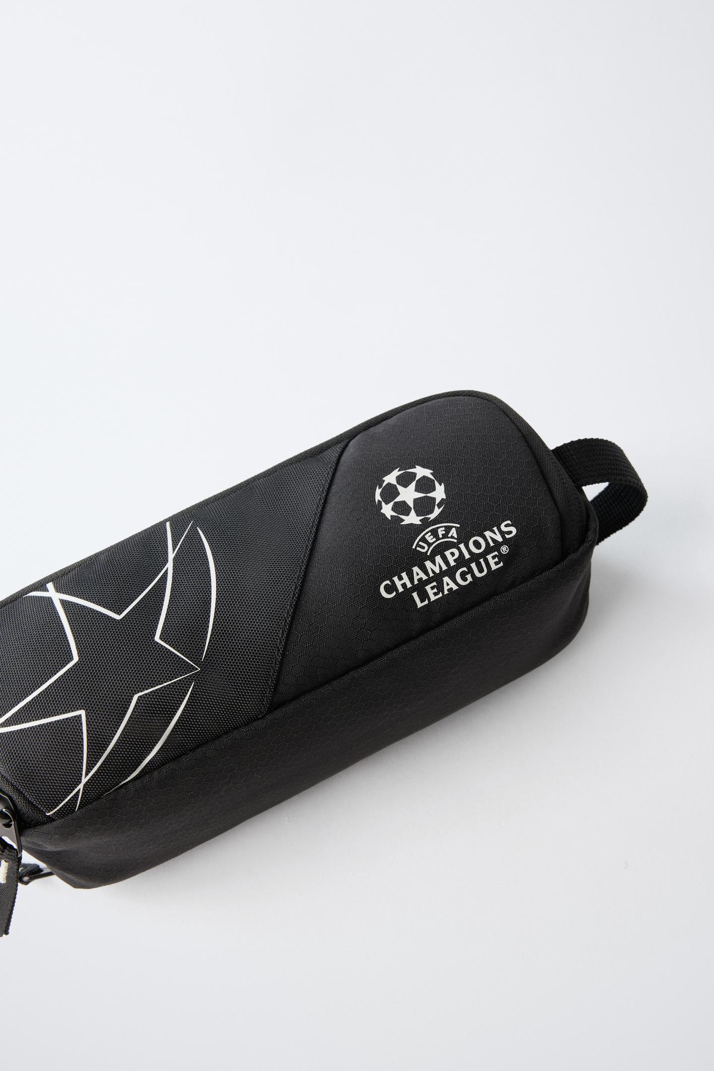 Детская сумка Zara UEFA Champions League® Glow-In-The-Dark Pouch, цвет: Чёрный — фото 3
