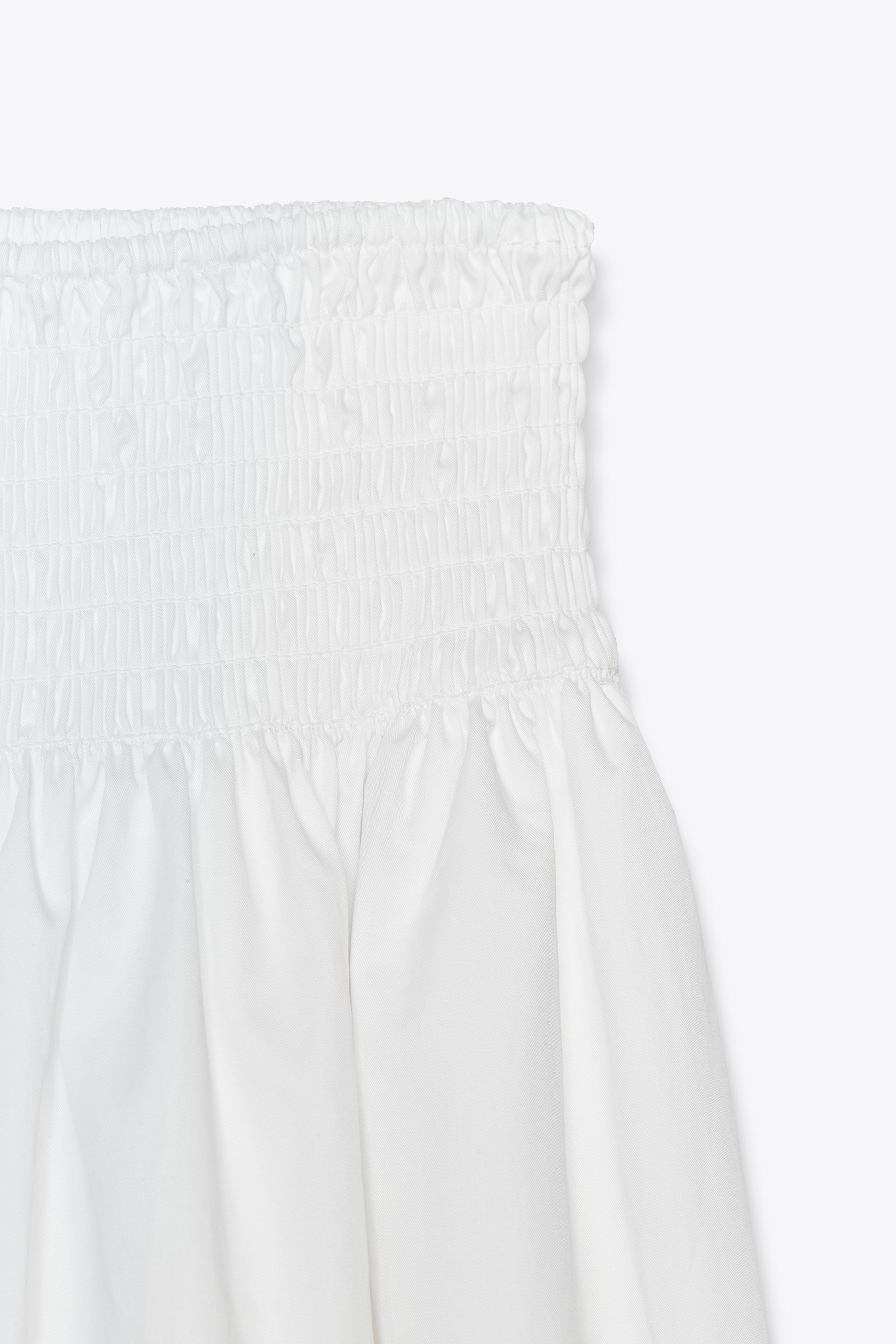 POPLIN MIDI SKIRT