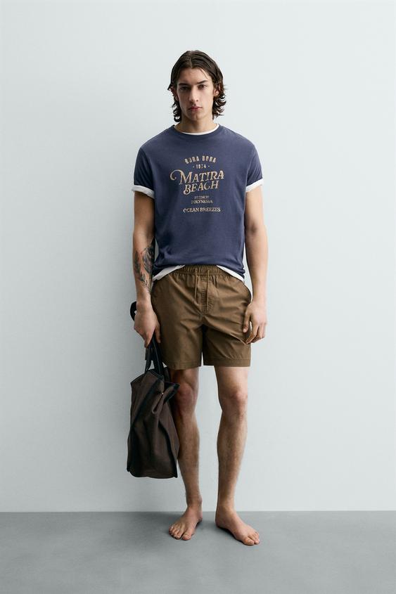 POLYNESIAN GRAPHIC T-SHIRT from Zara - $39.90