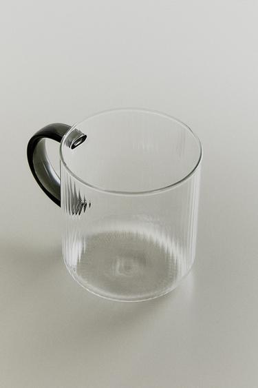 BOROSILICATE GLASS MUG - Grey by Zara
