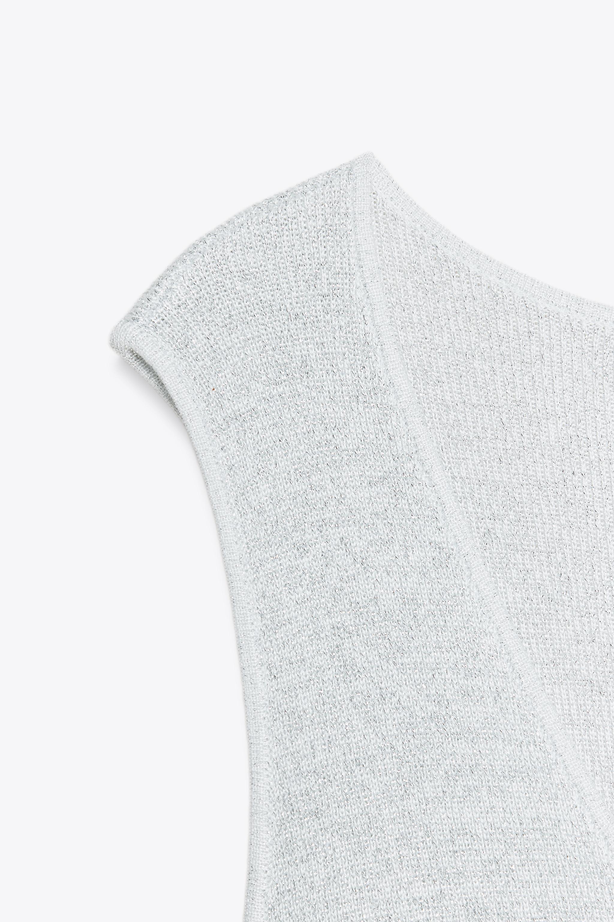 メタリック ロングワンピース - シルバー | ZARA Japan / 日本