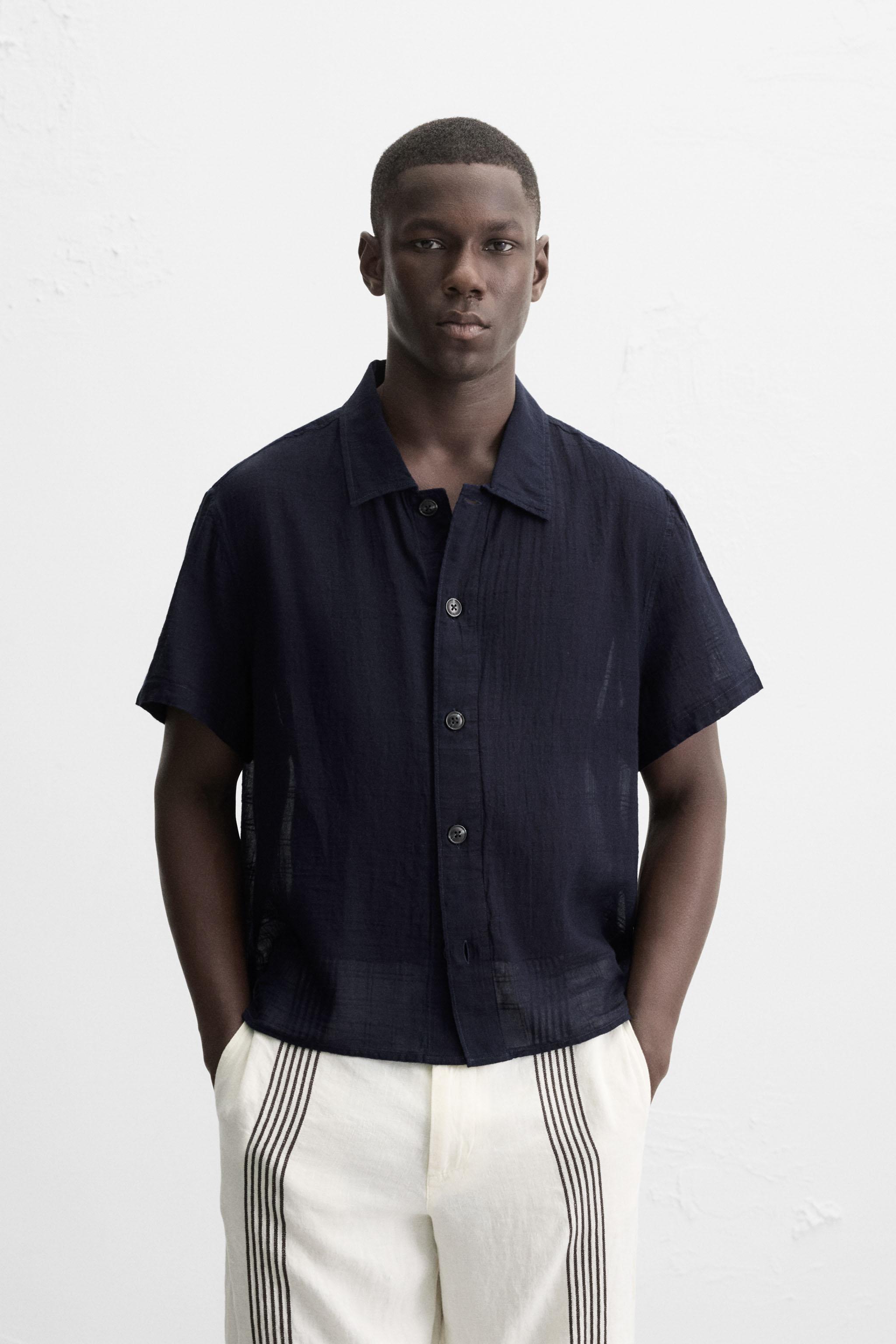 CHECKERED JACQUARD SHIRT