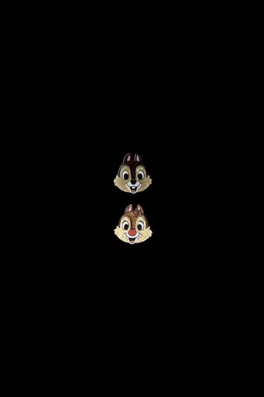 Zara TWO-PACK OF CHIP ‘N DALE DISNEY © HAIR CLIPS - Brown - Image 0