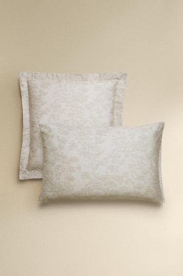 TAIE D’OREILLER TOILE DE JOUY - Beige de Zara - Image 0