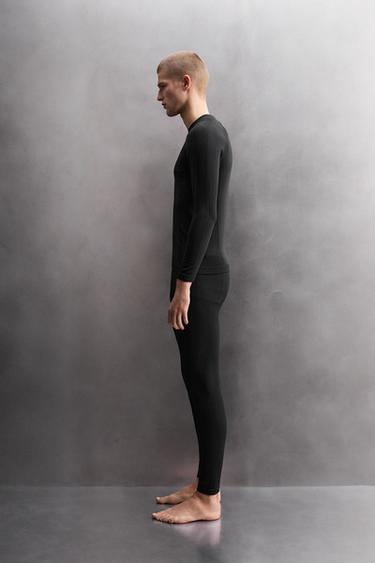 COLLANT COMPRESSIF PREMIÈRE COUCHE SKI - Noir de Zara - Image 3
