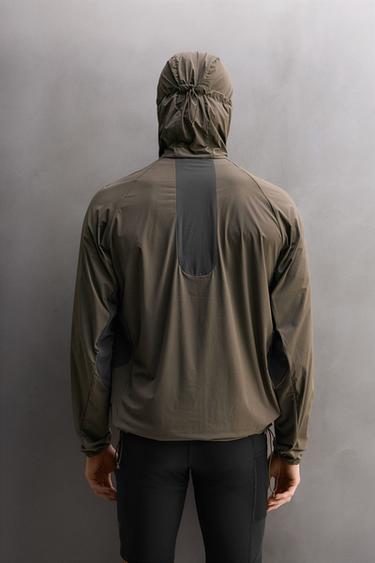 VESTE TECHNIQUE LÉGÈRE COLOR BLOCK - Marron de Zara - Image 2