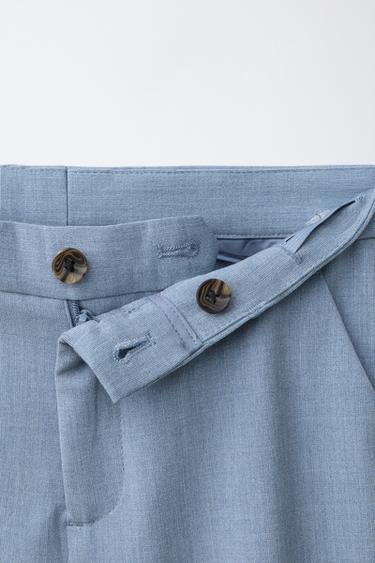 SUIT TROUSERS - Pastel blue by Zara - Image 2