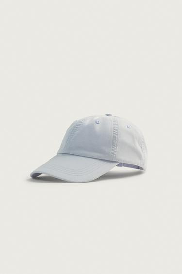 WASHED COTTON CAP - Blue / Lavender by Zara