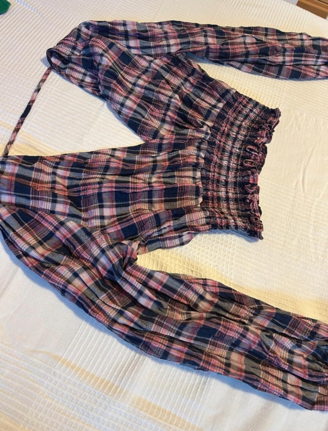 CHECK CROP TOP - Image 2
