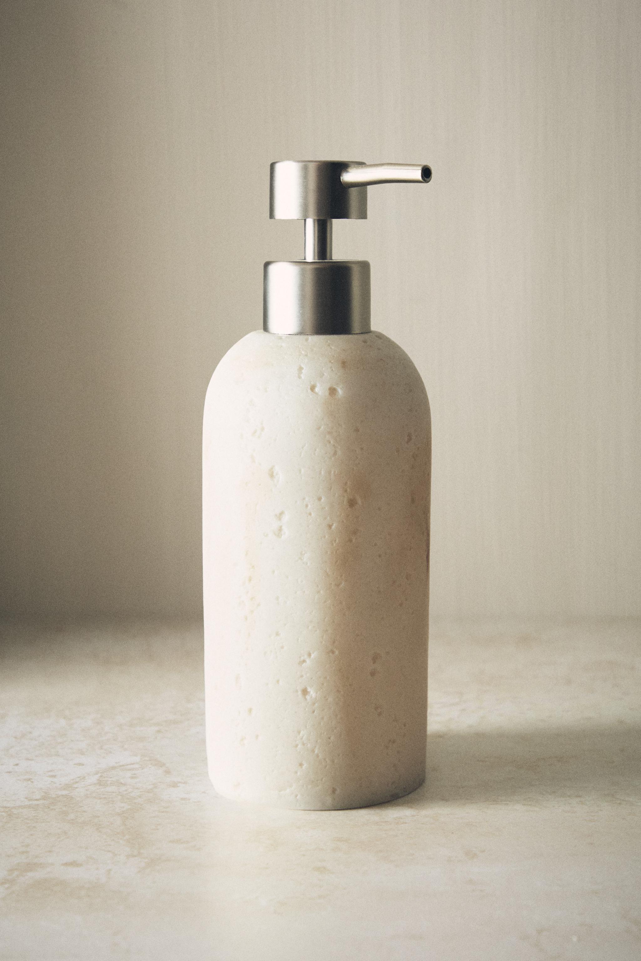 MARBLE-EFFECT SOAP DISPENSER