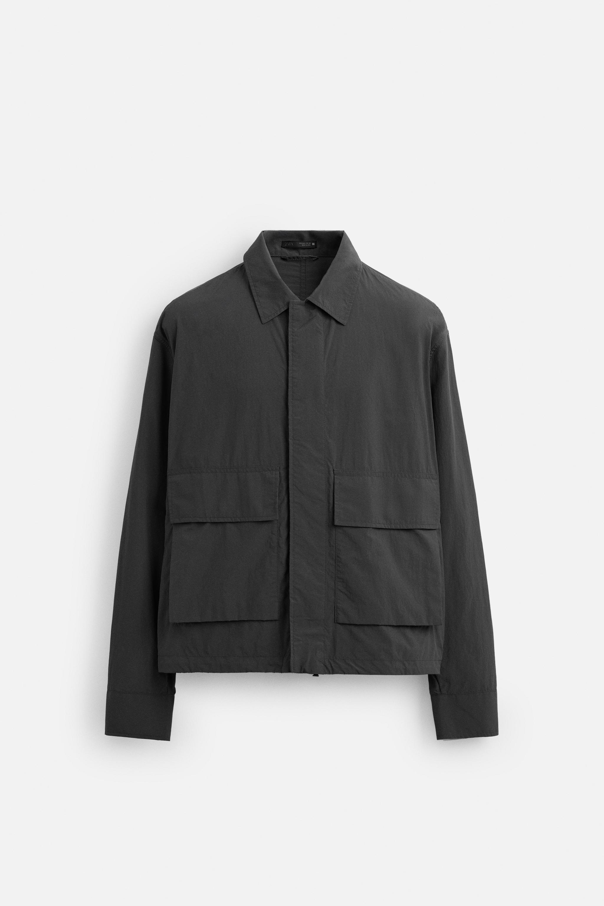 ポケット テクニカル ジャケット - グリーニッシュ | ZARA Japan