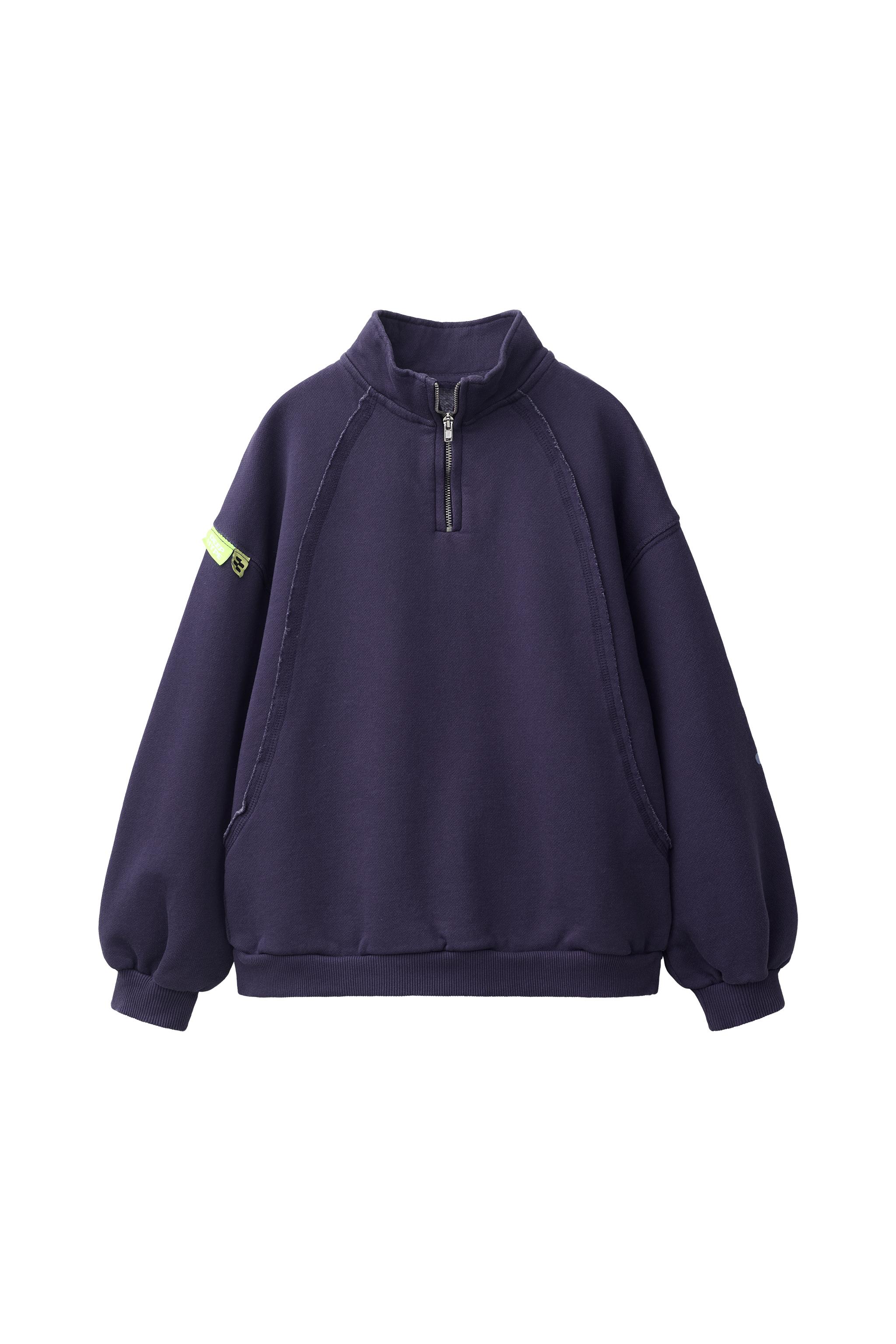 PATCH SWEATSHIRT - Purple | ZARA United States