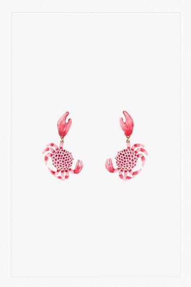 PENDIENTES CANGREJO - Rosa de Zara
