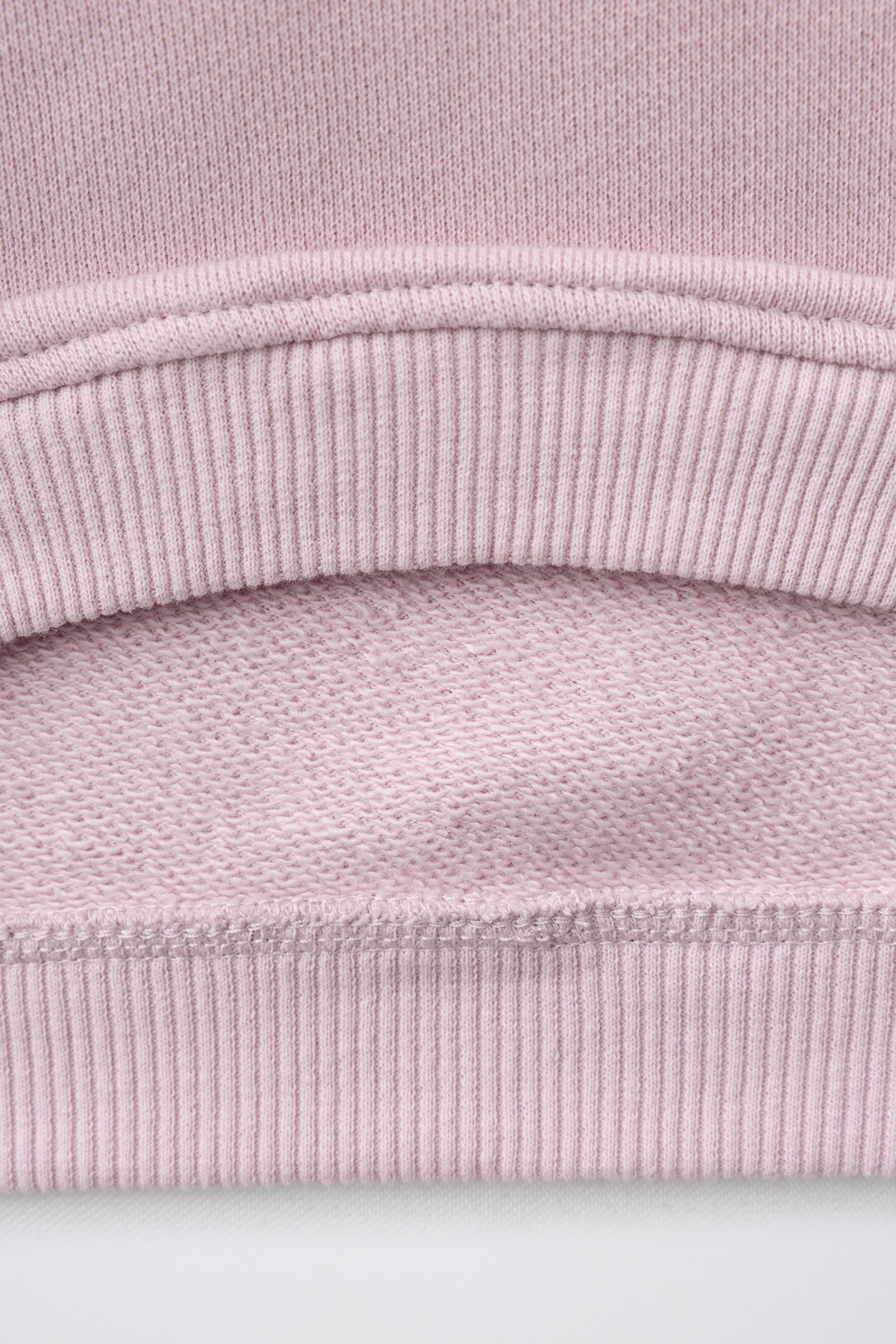 Детские худи Zara HENLEY NECK SWEATSHIRT — фото 5