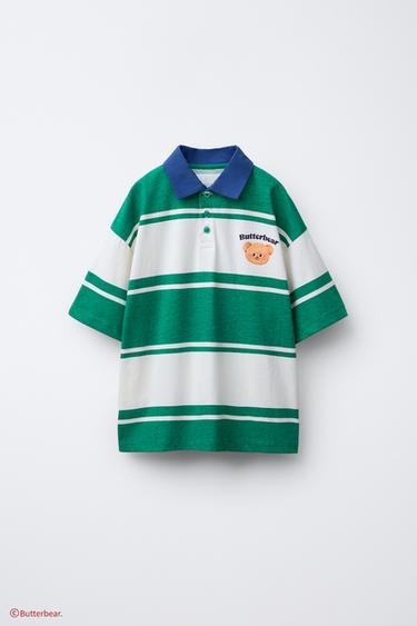 BUTTERBEAR © STRIPED POLO SHIRT - striped by Zara