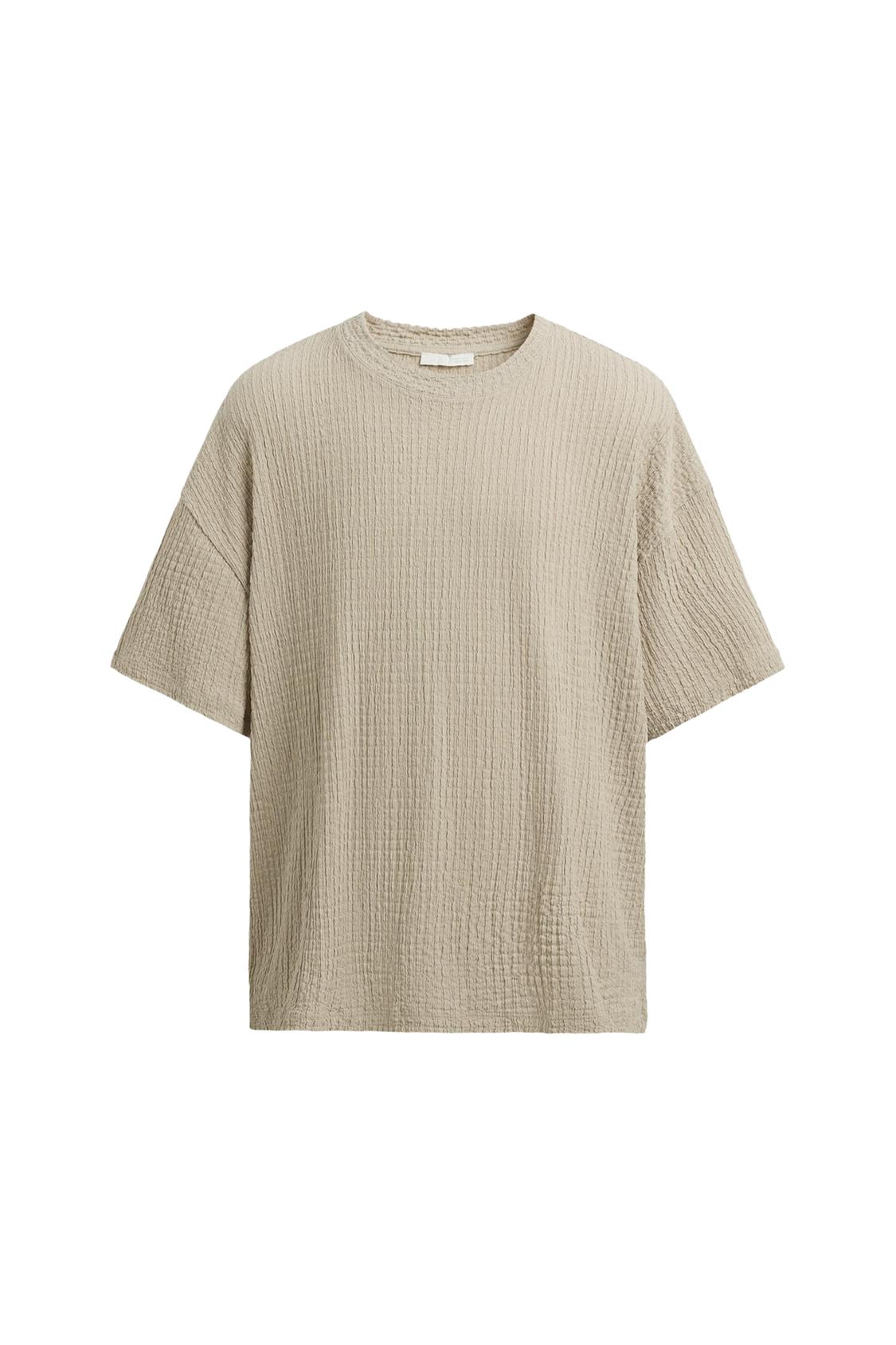 IRREGULAR TEXTURED T-SHIRT - Image 4