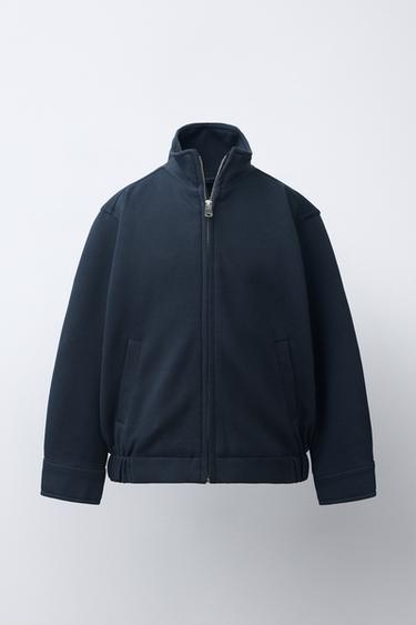 COMFORT BOMBERJAKKE - marine fra Zara