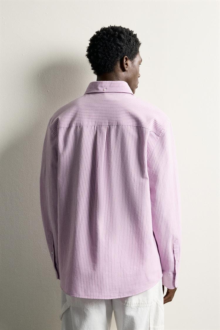 CAMISA A RAYAS DE CORTE REGULAR 3