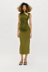 green emerald velvet dress Blake Dress Forest