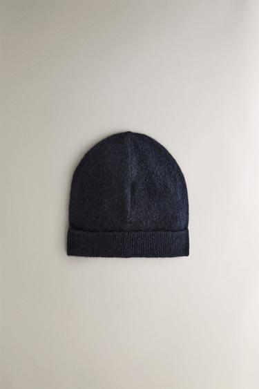 Zara CASHMERE BABY HAT - 海藍色