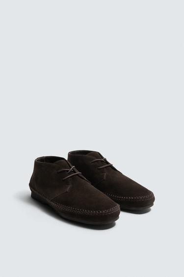 AARON LEVINE X ZARA LEATHER SHOES - Brown by Zara