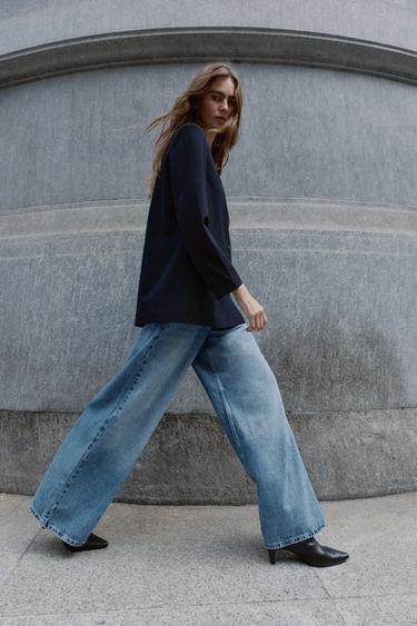 OVERSIZE DOUBLE-BREASTED PINSTRIPE BLAZER - striped by Zara - Image 5