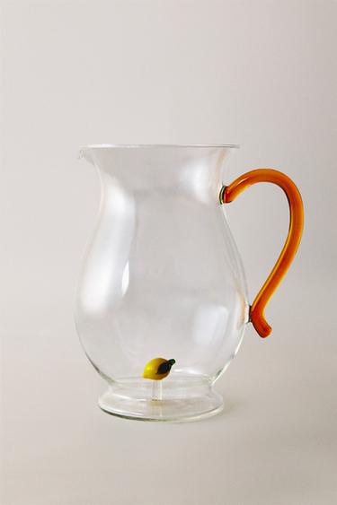 BOROSILICATE LEMON JUG - Yellow by Zara - Image 4