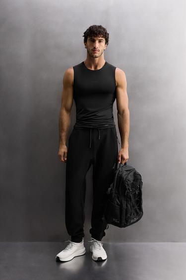 COMPRESSION TANK TOP - Black by Zara - Image 0