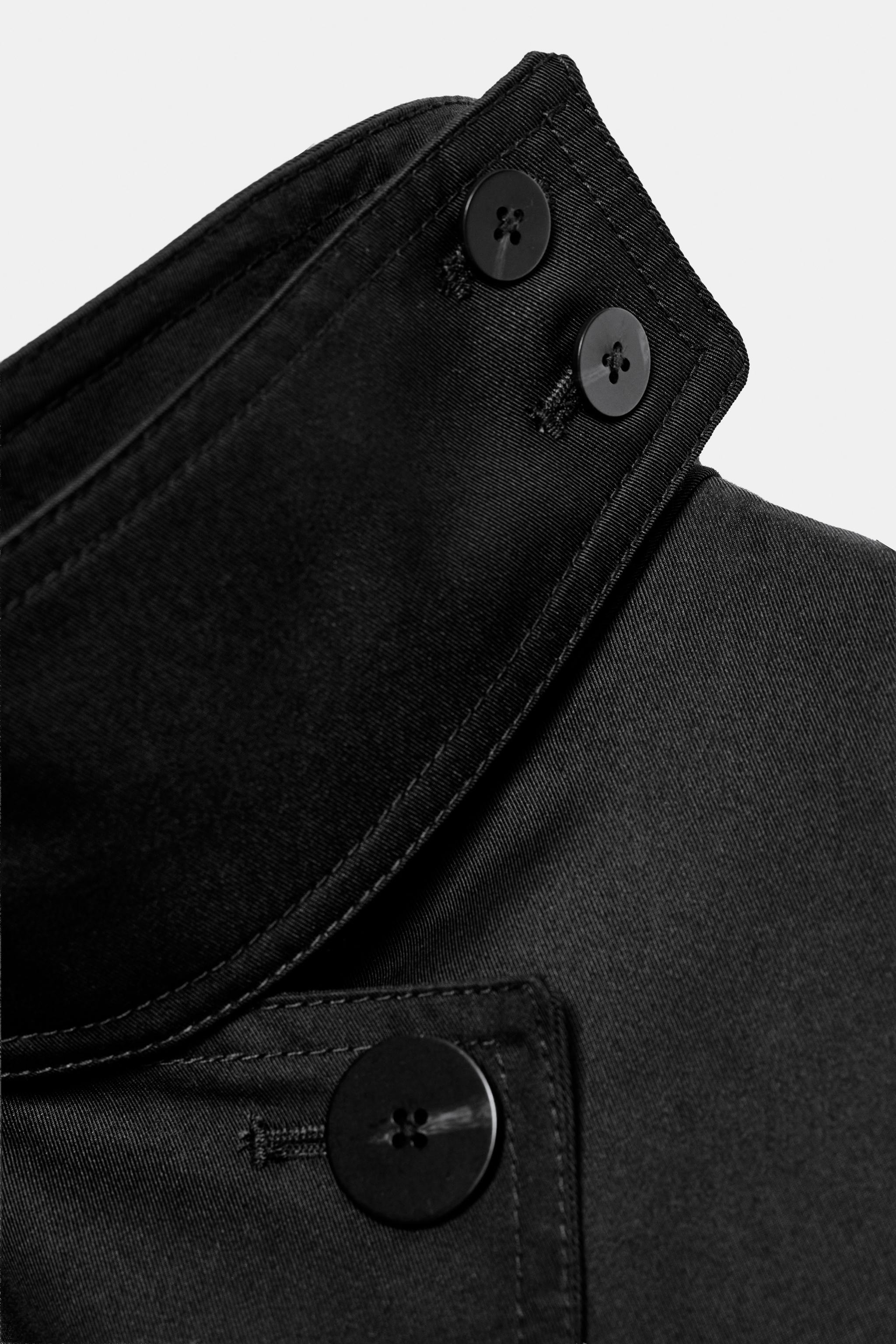 WATER-REPELLENT BELTED TRENCH COAT ZW COLLECTION