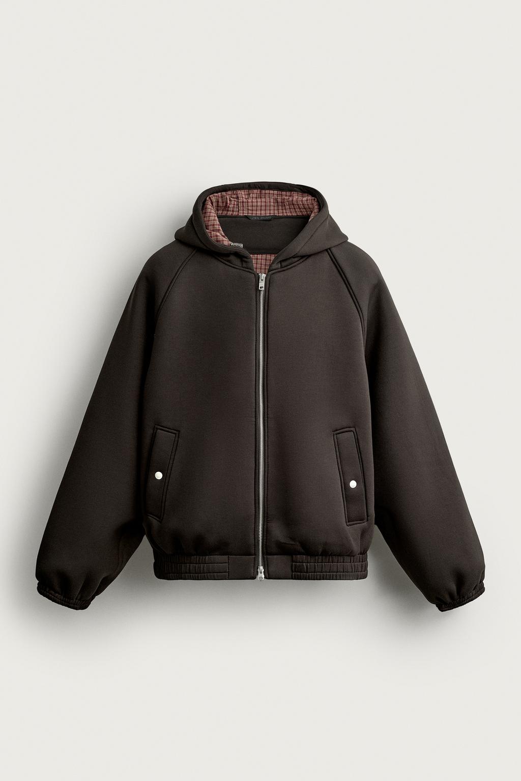 TECHNICAL RELAXED FIT HOODIE JACKET